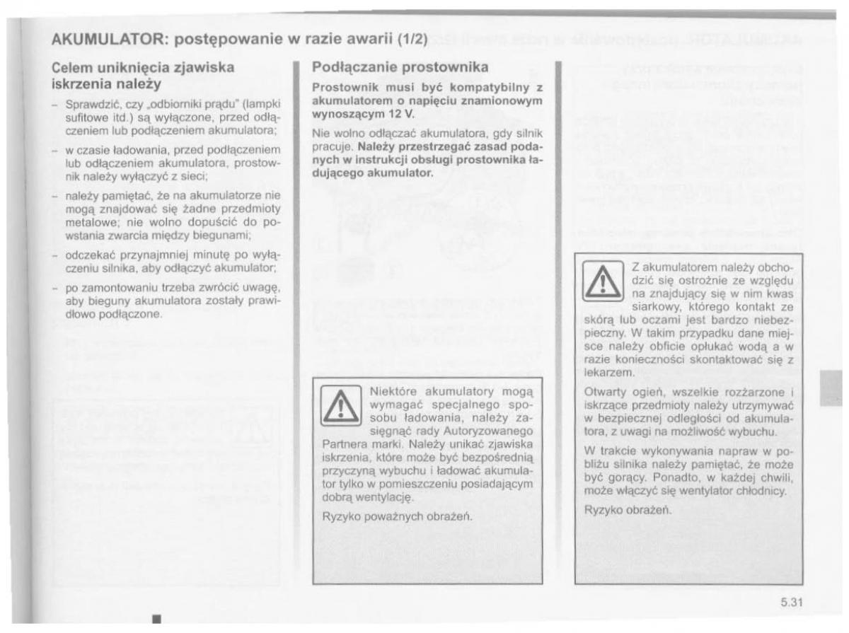 Dacia Logan MCV Sandero II 2 instrukcja obslugi / page 180