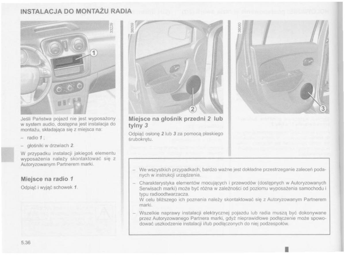 Dacia Logan MCV Sandero II 2 instrukcja obslugi / page 185