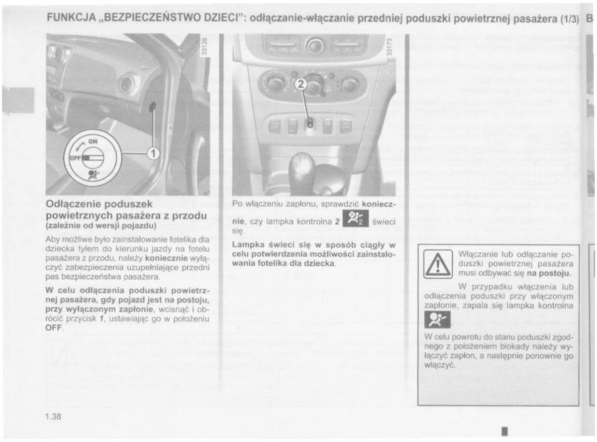 Dacia Logan MCV Sandero II 2 instrukcja obslugi / page 42