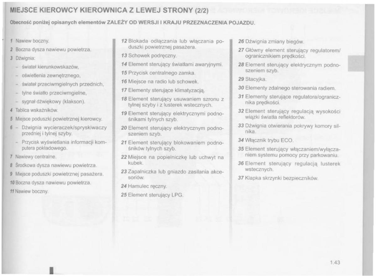 Dacia Logan MCV Sandero II 2 instrukcja obslugi / page 47