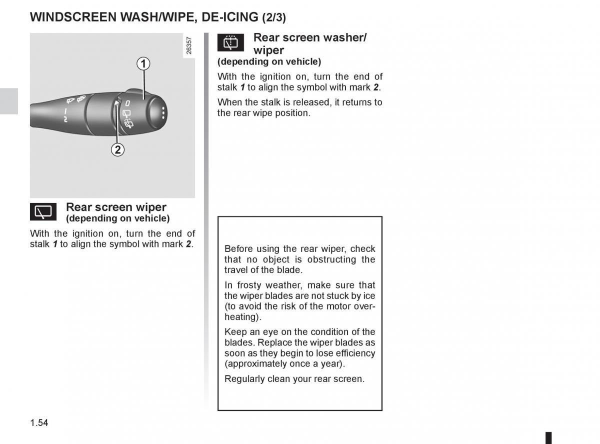 Dacia Sandero I 1 owners manual / page 60