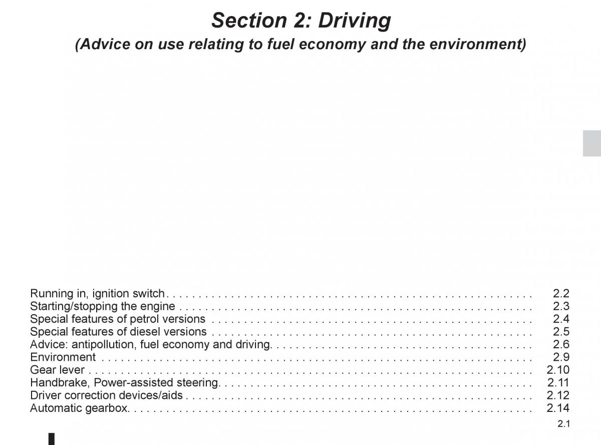 Dacia Sandero I 1 owners manual / page 65