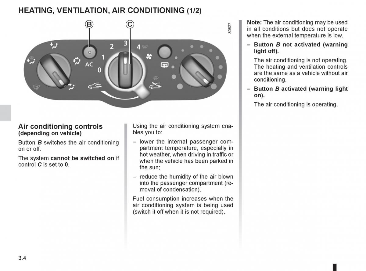 Dacia Sandero I 1 owners manual / page 84