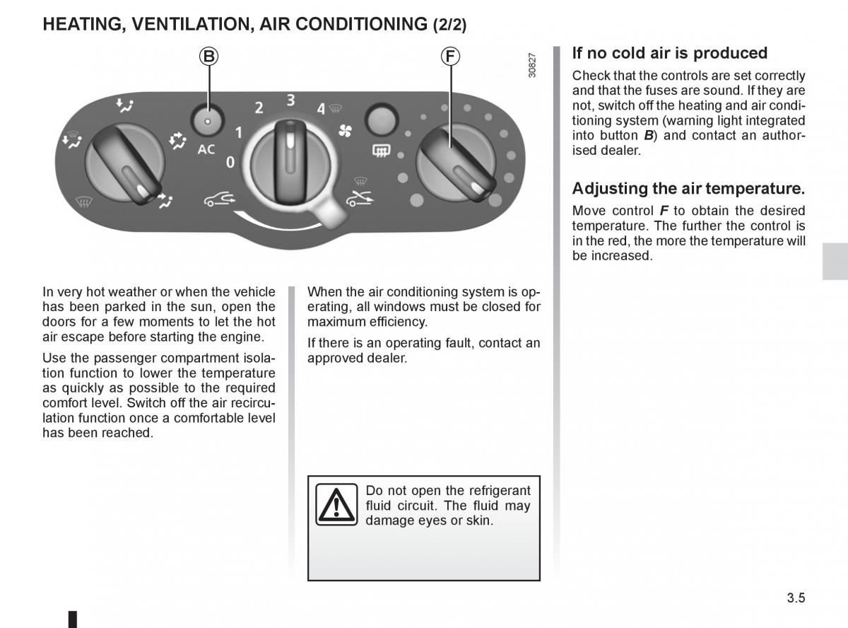 Dacia Sandero I 1 owners manual / page 85