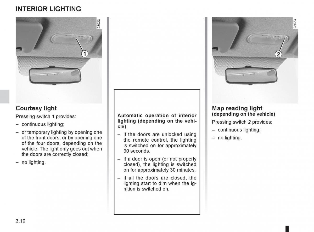 Dacia Sandero I 1 owners manual / page 90