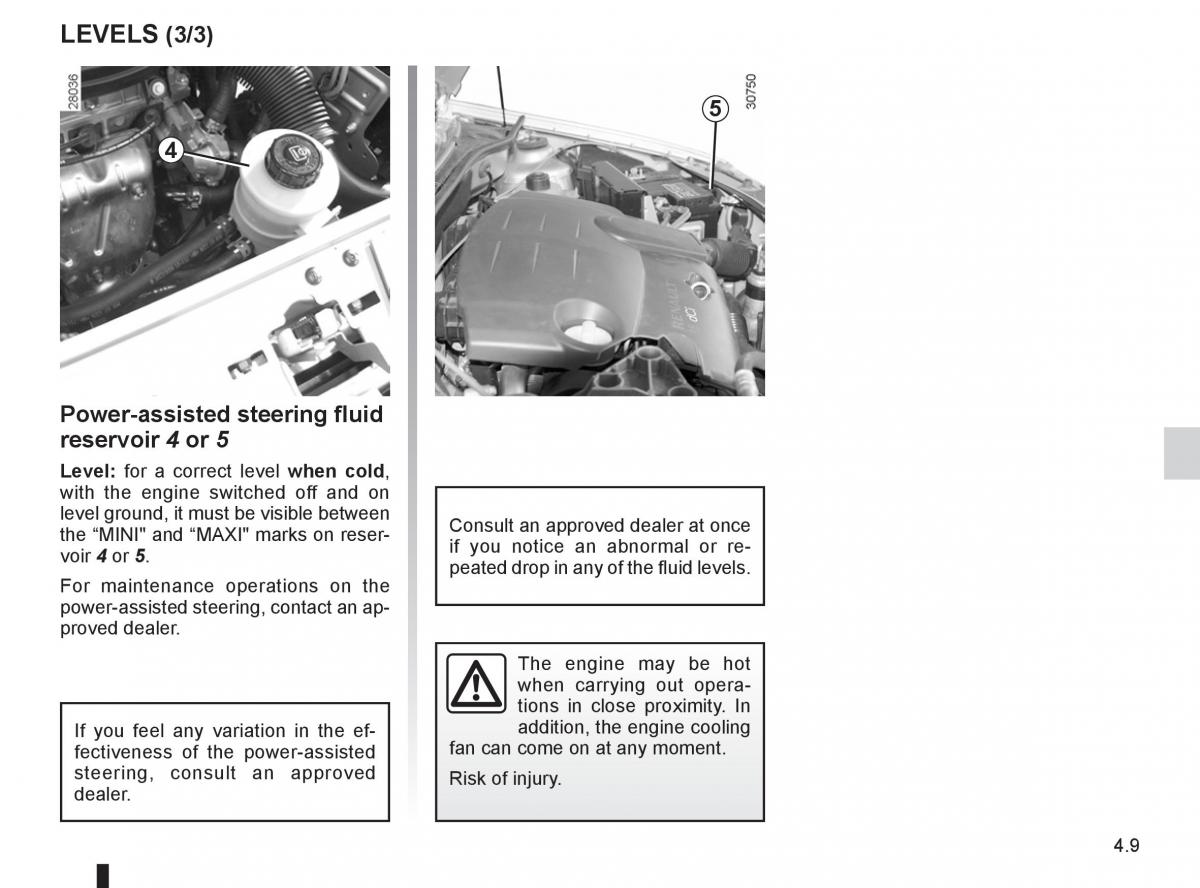 Dacia Sandero I 1 owners manual / page 111