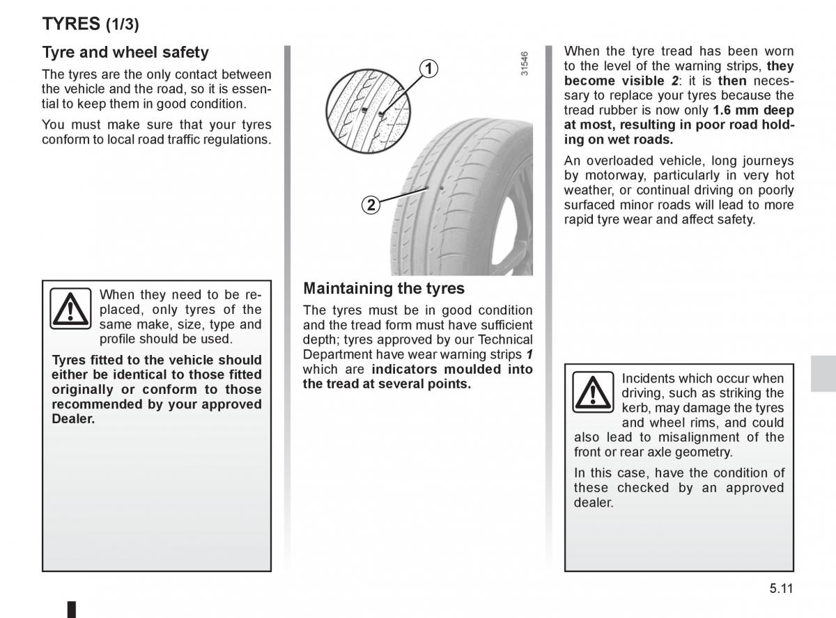 Dacia Sandero I 1 owners manual / page 131