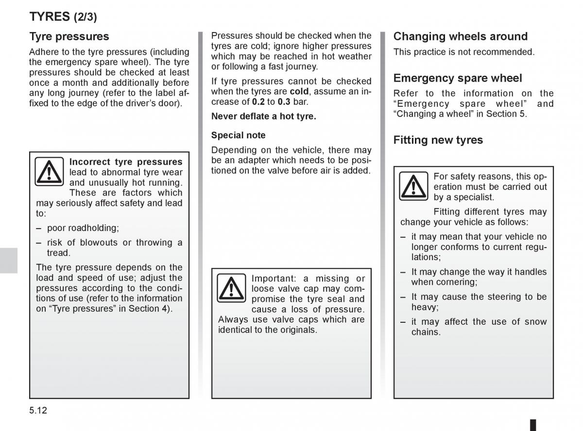 Dacia Sandero I 1 owners manual / page 132