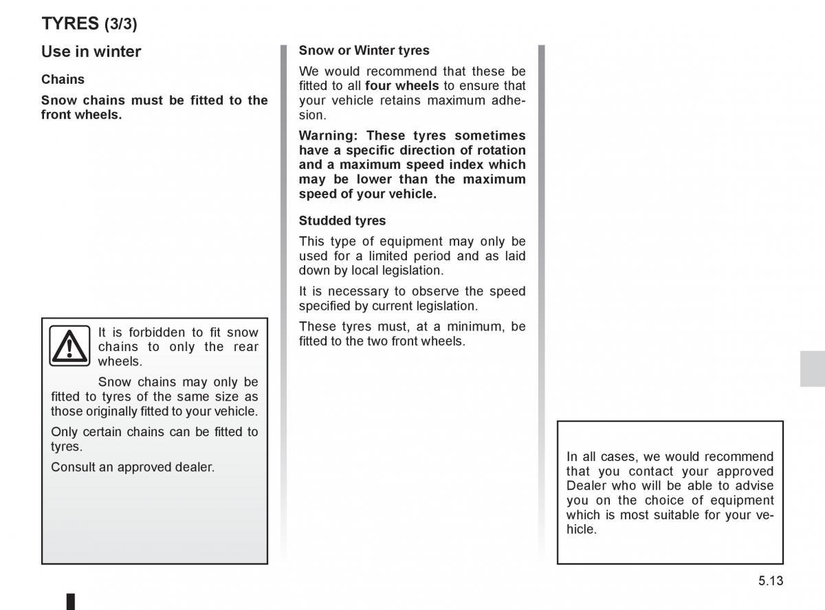 Dacia Sandero I 1 owners manual / page 133