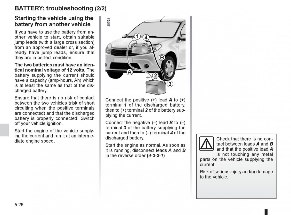 Dacia Sandero I 1 owners manual / page 146