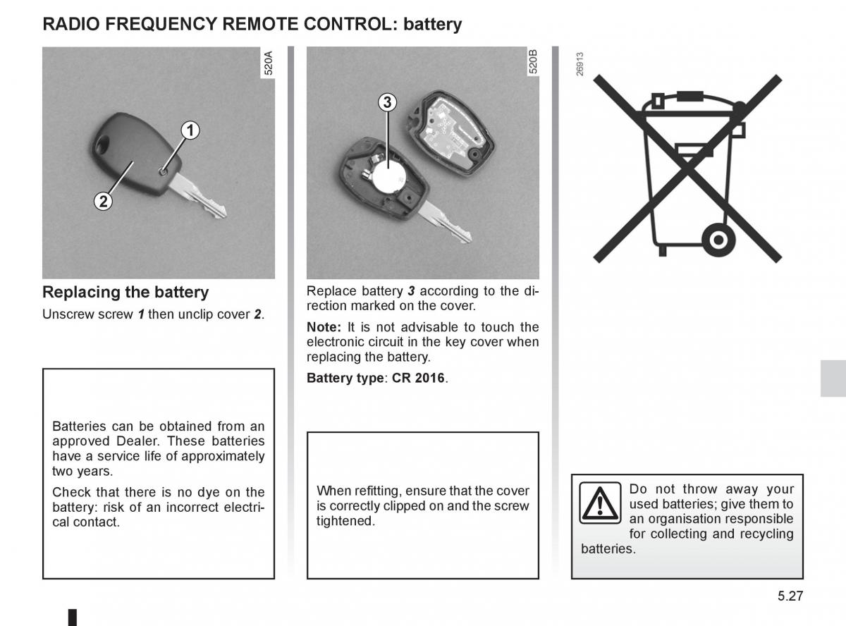 Dacia Sandero I 1 owners manual / page 147