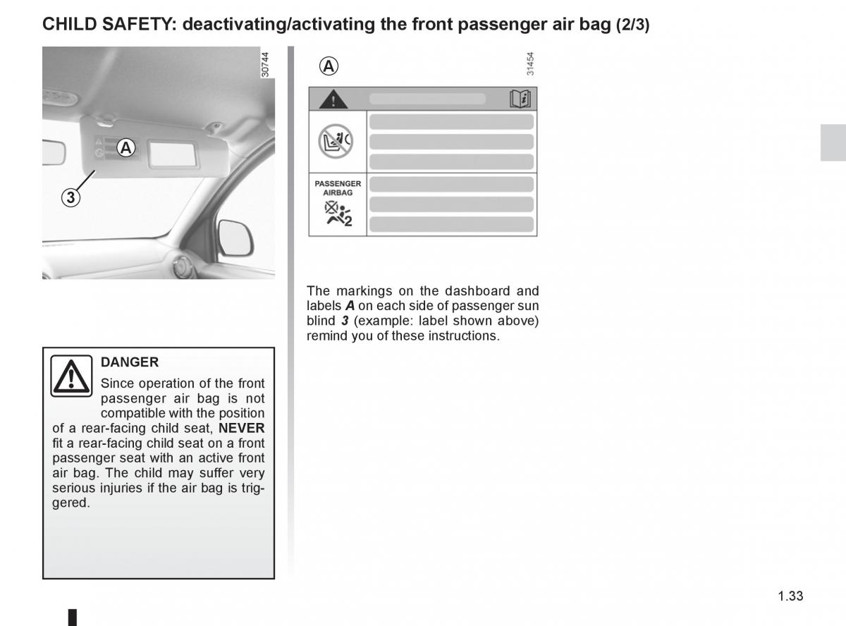 Dacia Sandero I 1 owners manual / page 39