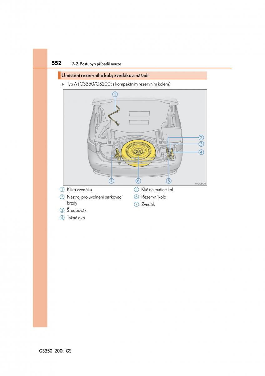 Lexus GS F IV 4 navod k obsludze / page 552