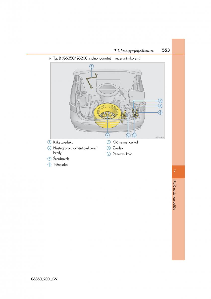 Lexus GS F IV 4 navod k obsludze / page 553