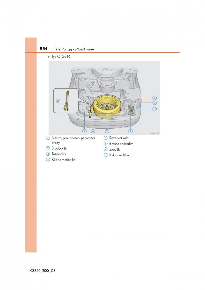 Lexus GS F IV 4 navod k obsludze / page 554