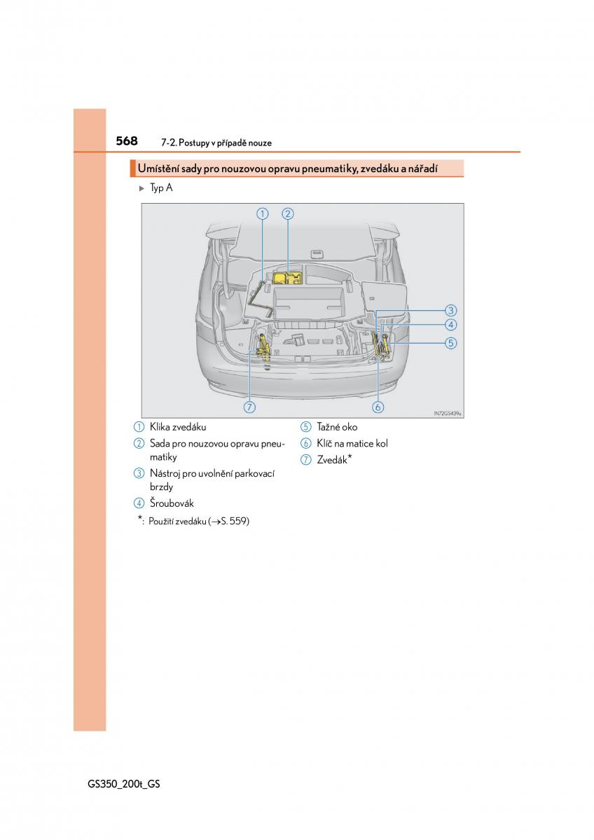 Lexus GS F IV 4 navod k obsludze / page 568