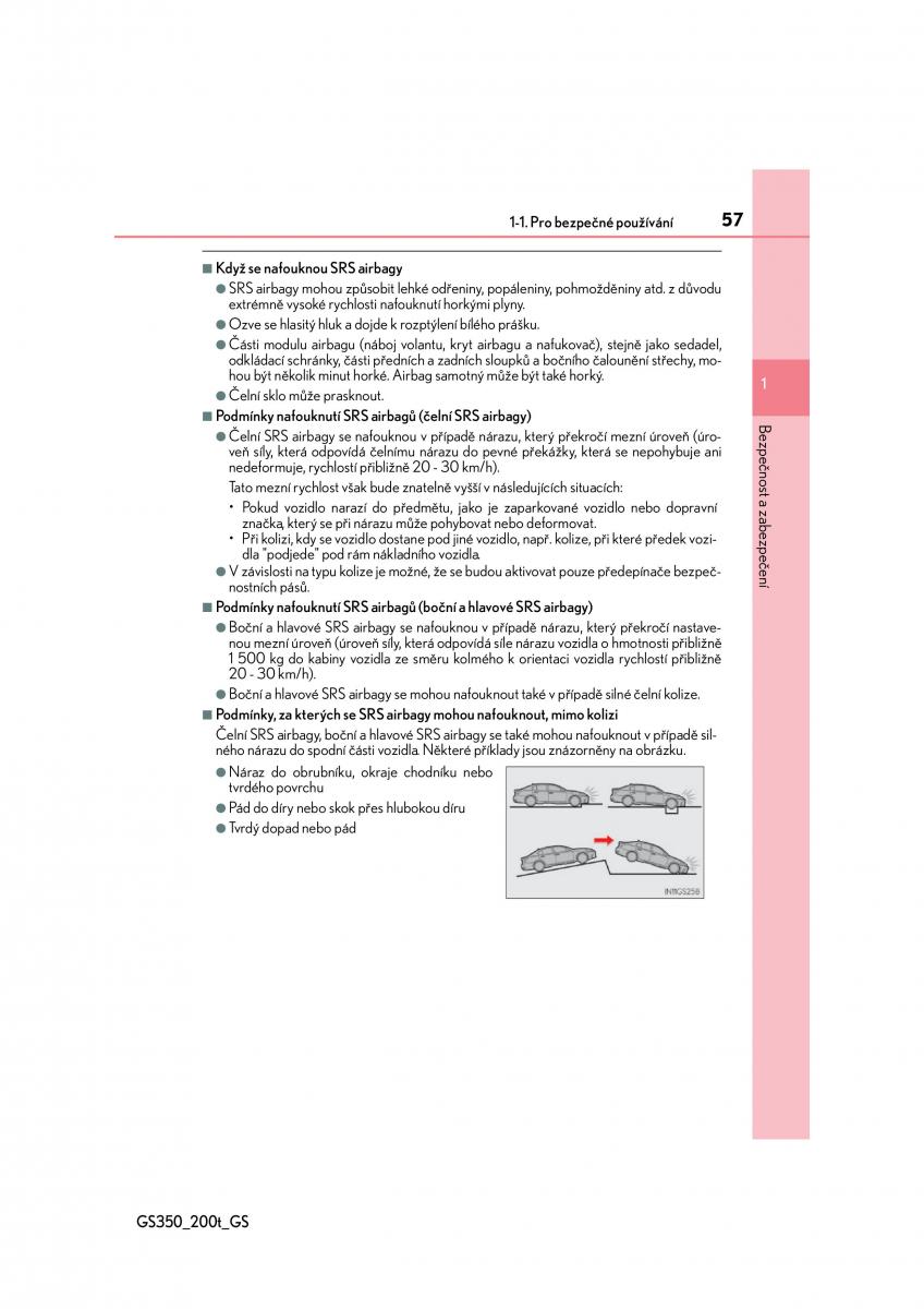 Lexus GS F IV 4 navod k obsludze / page 57