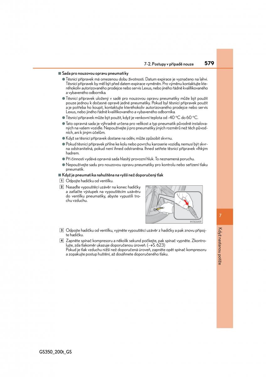 Lexus GS F IV 4 navod k obsludze / page 579