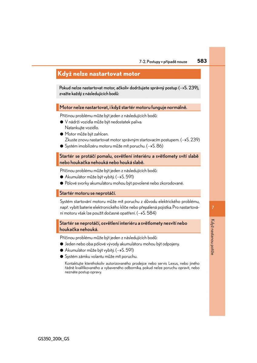 Lexus GS F IV 4 navod k obsludze / page 583