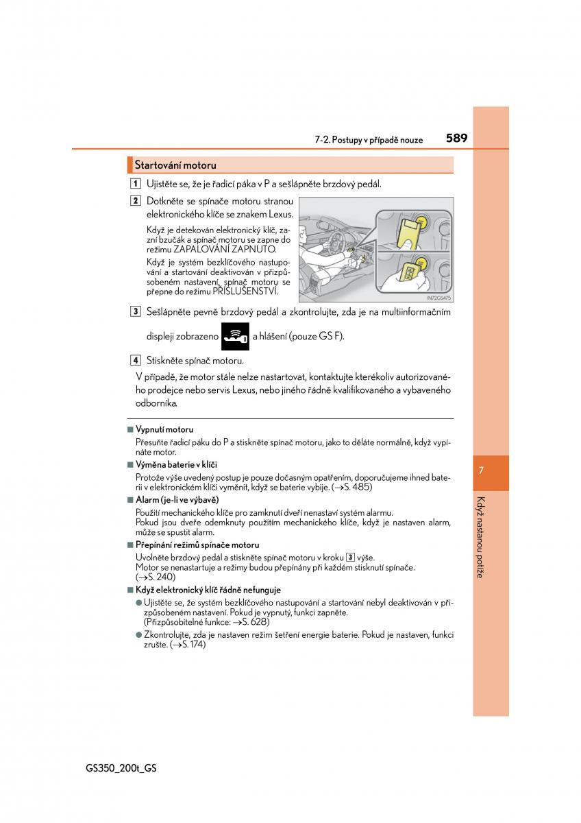 Lexus GS F IV 4 navod k obsludze / page 589