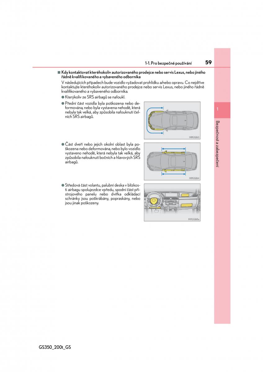 Lexus GS F IV 4 navod k obsludze / page 59