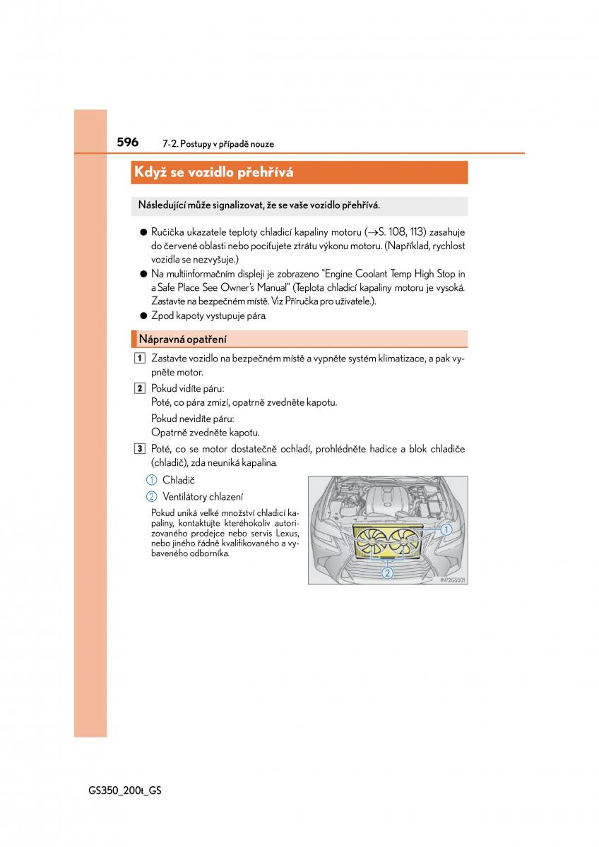 Lexus GS F IV 4 navod k obsludze / page 596