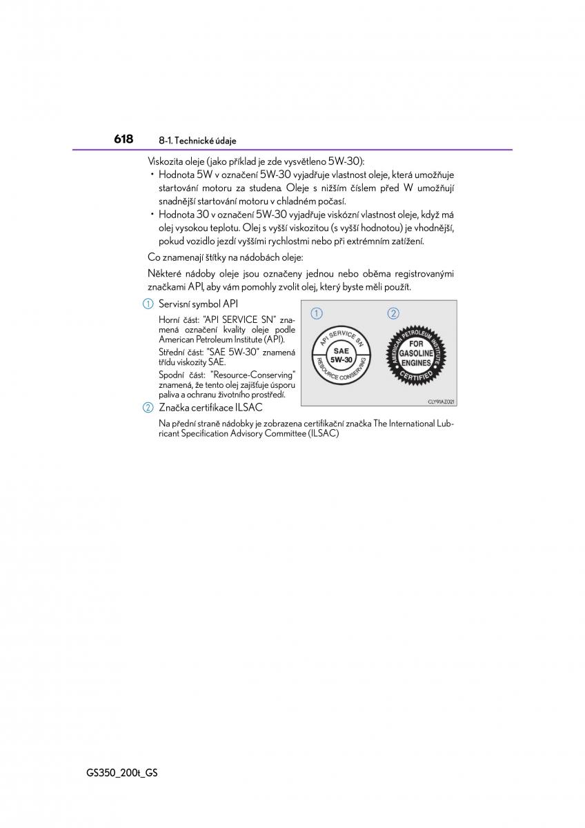 Lexus GS F IV 4 navod k obsludze / page 618
