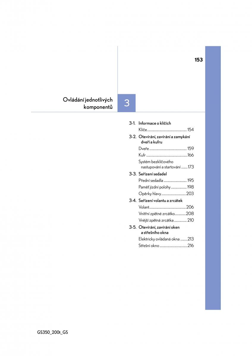 Lexus GS F IV 4 navod k obsludze / page 153