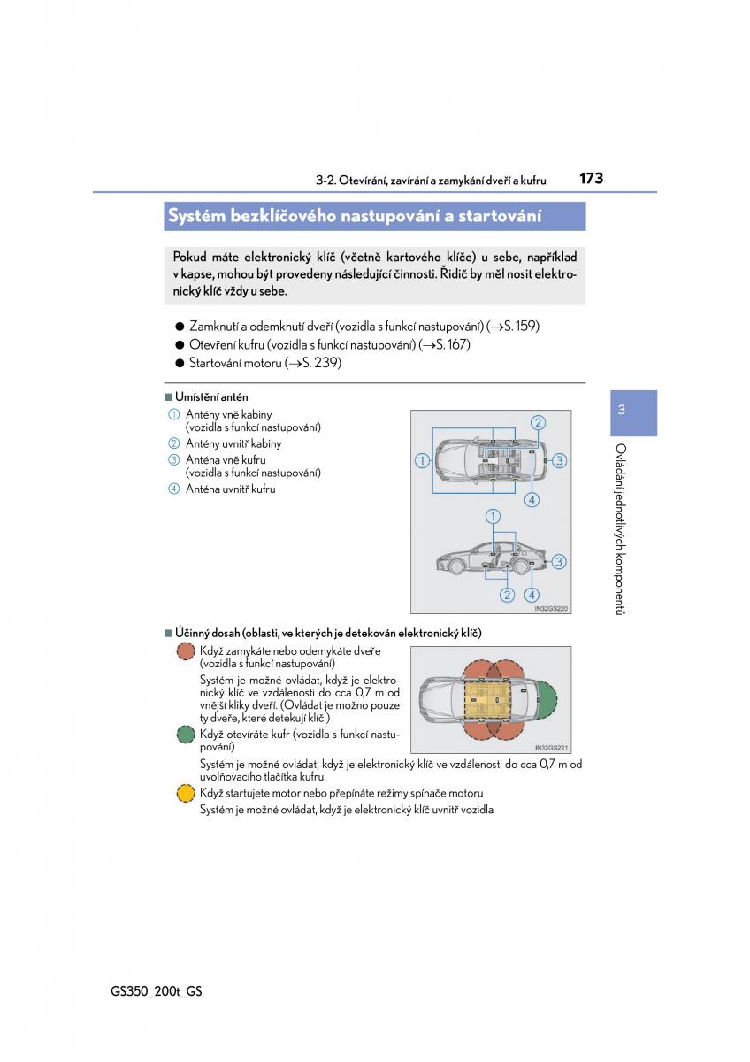 Lexus GS F IV 4 navod k obsludze / page 173