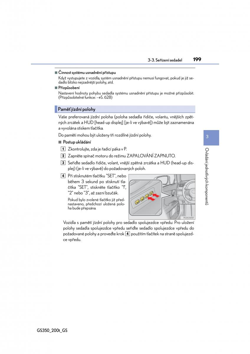 Lexus GS F IV 4 navod k obsludze / page 199