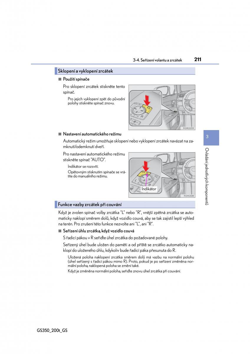Lexus GS F IV 4 navod k obsludze / page 211