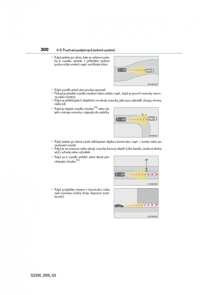 Lexus GS F IV 4 navod k obsludze / page 300