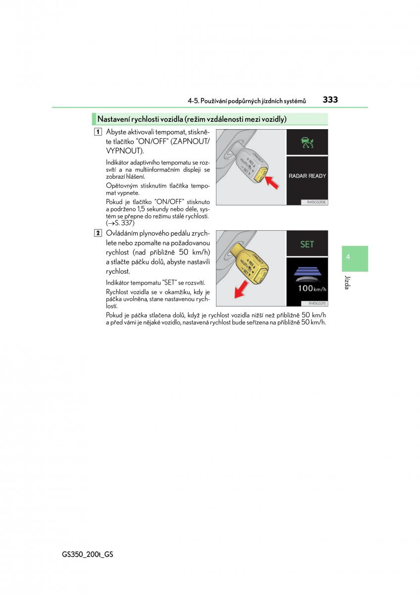Lexus GS F IV 4 navod k obsludze / page 333