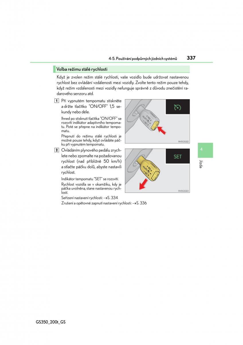 Lexus GS F IV 4 navod k obsludze / page 337
