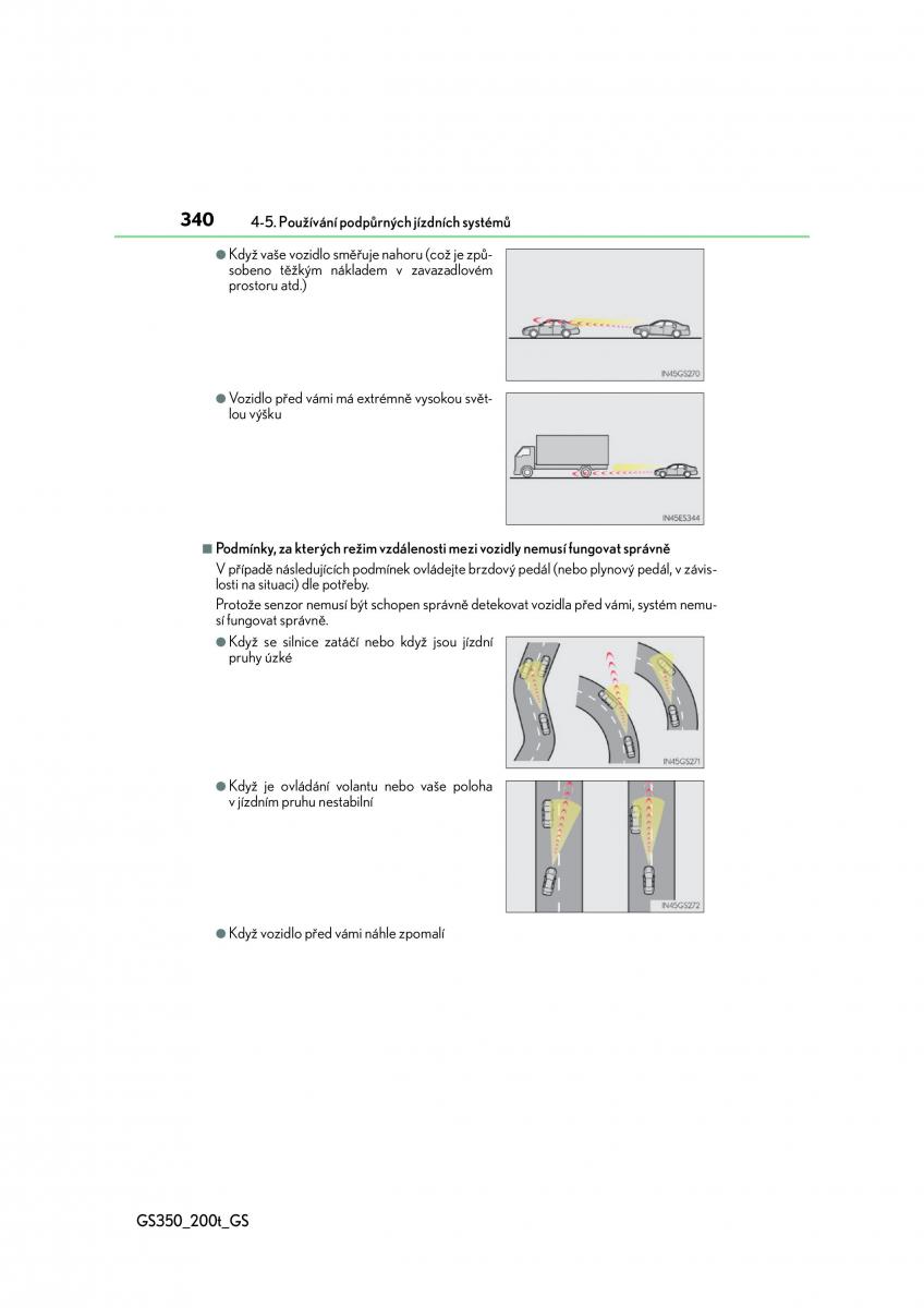 Lexus GS F IV 4 navod k obsludze / page 340