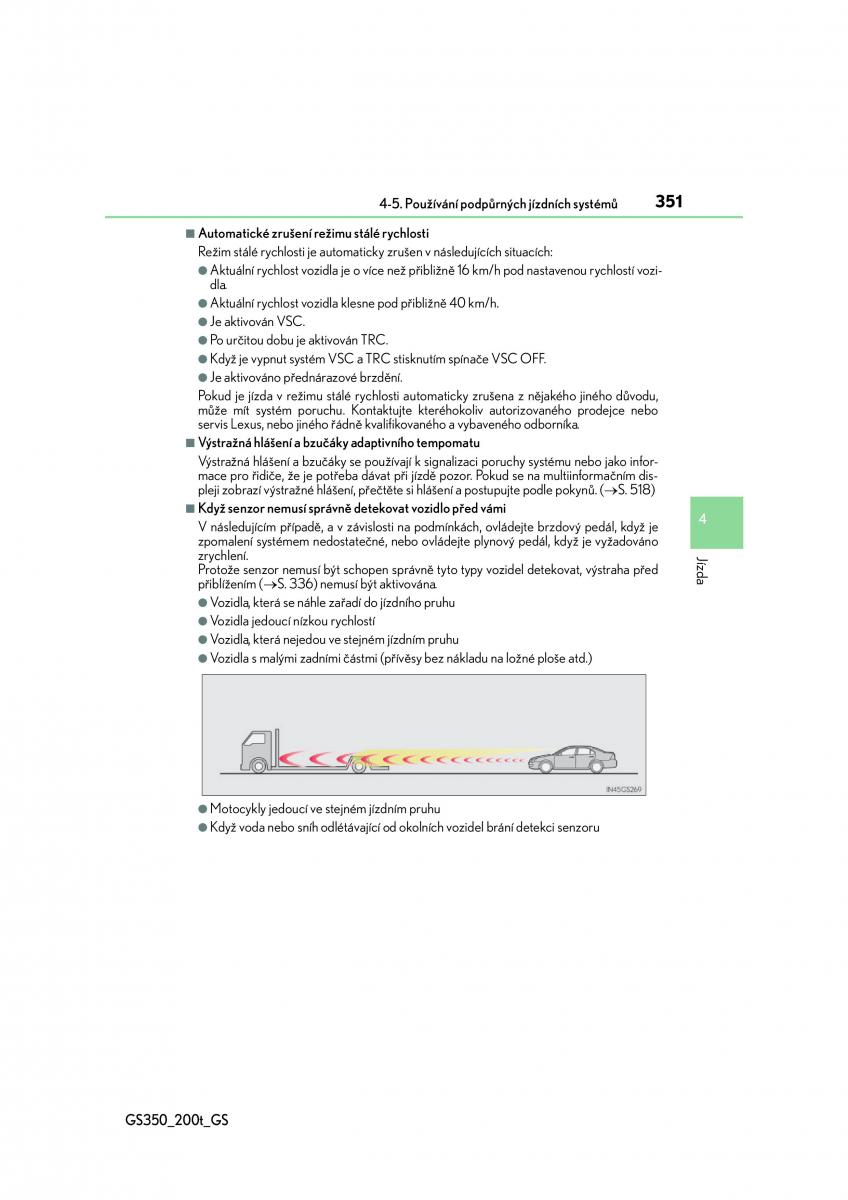 Lexus GS F IV 4 navod k obsludze / page 351