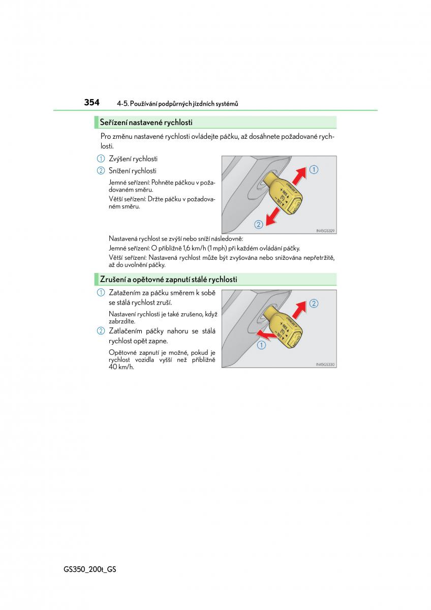 Lexus GS F IV 4 navod k obsludze / page 354