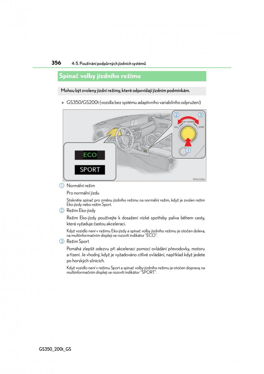 Lexus GS F IV 4 navod k obsludze / page 356