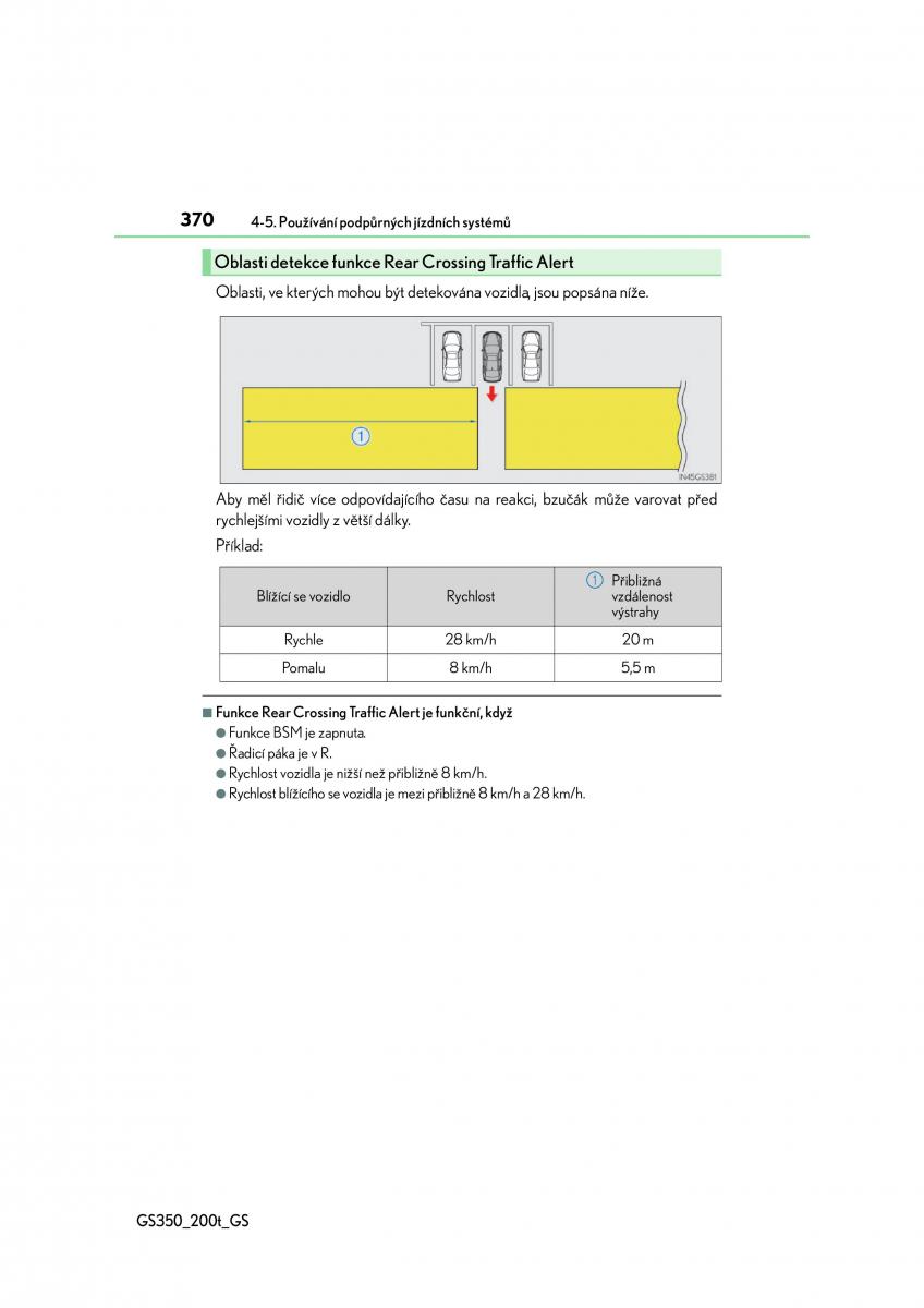 Lexus GS F IV 4 navod k obsludze / page 370