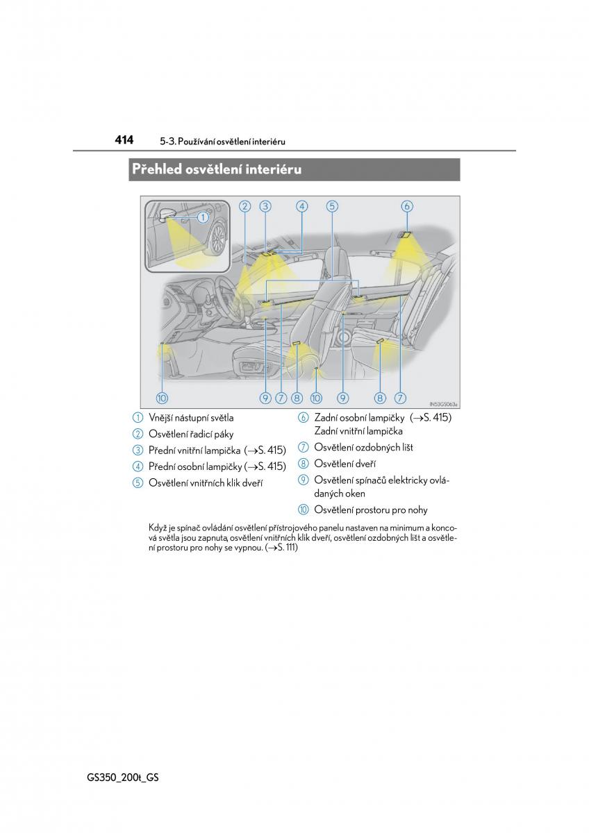 Lexus GS F IV 4 navod k obsludze / page 414