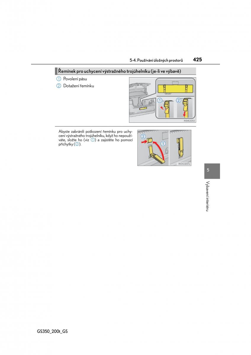 Lexus GS F IV 4 navod k obsludze / page 425