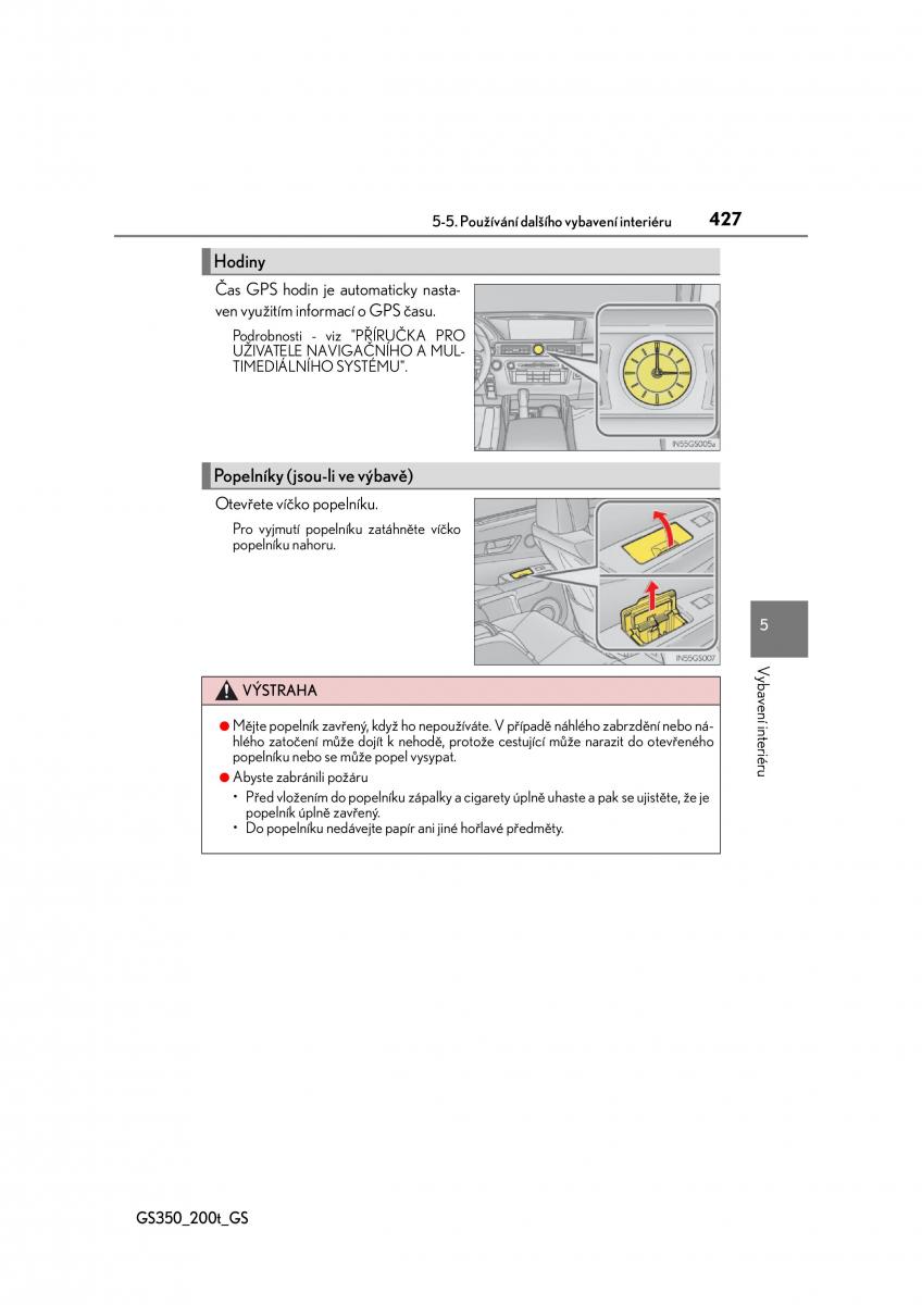 Lexus GS F IV 4 navod k obsludze / page 427