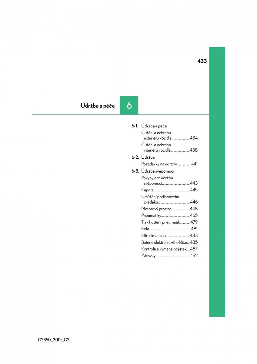 Lexus GS F IV 4 navod k obsludze / page 433