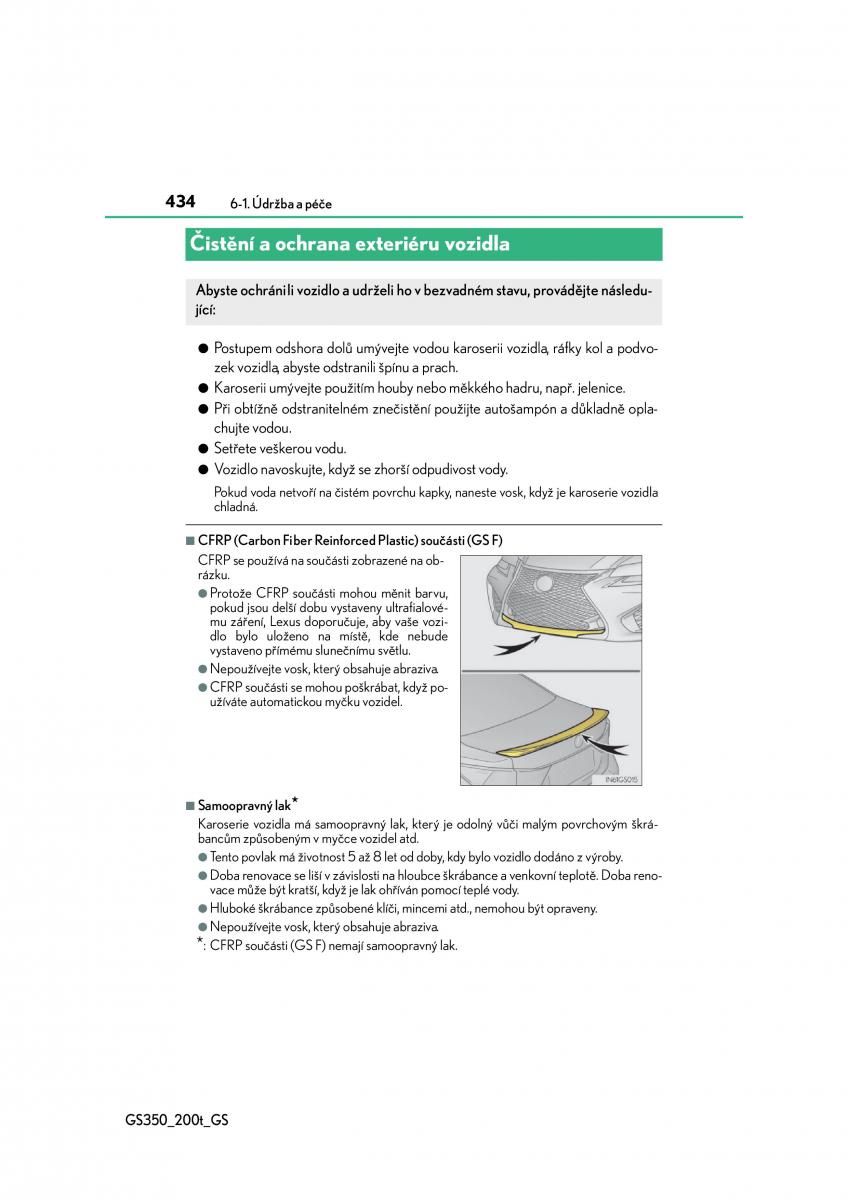 Lexus GS F IV 4 navod k obsludze / page 434