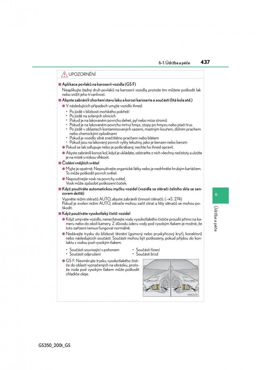 Lexus GS F IV 4 navod k obsludze / page 437