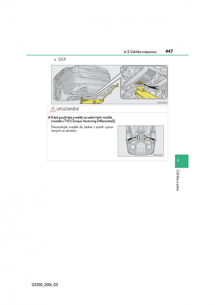 Lexus GS F IV 4 navod k obsludze / page 447