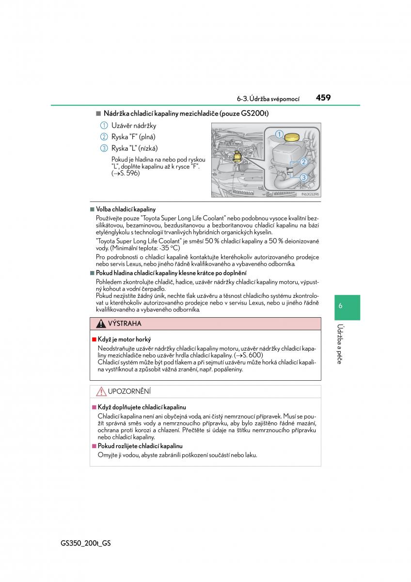 Lexus GS F IV 4 navod k obsludze / page 459