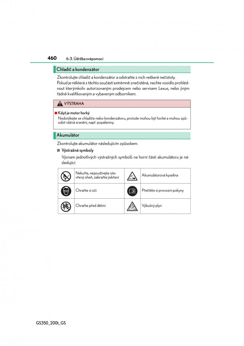 Lexus GS F IV 4 navod k obsludze / page 460