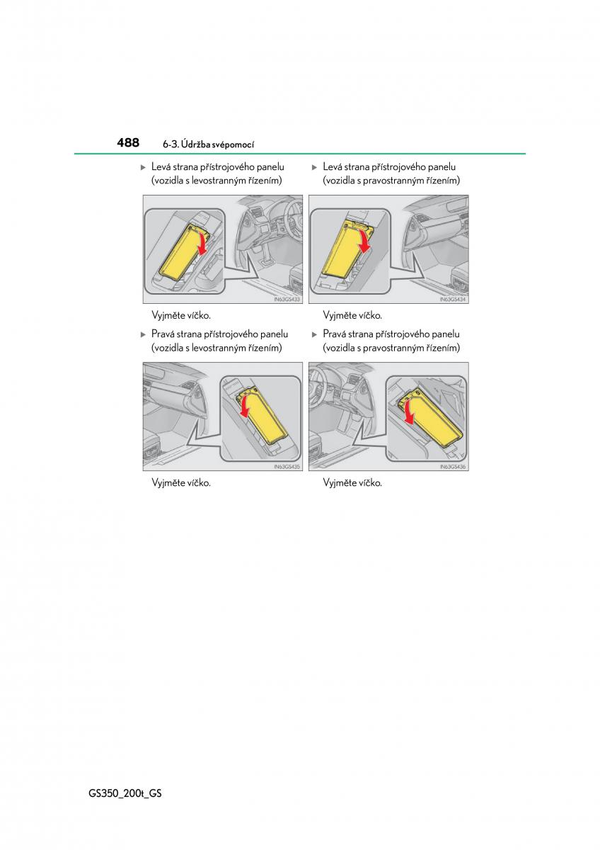 Lexus GS F IV 4 navod k obsludze / page 488