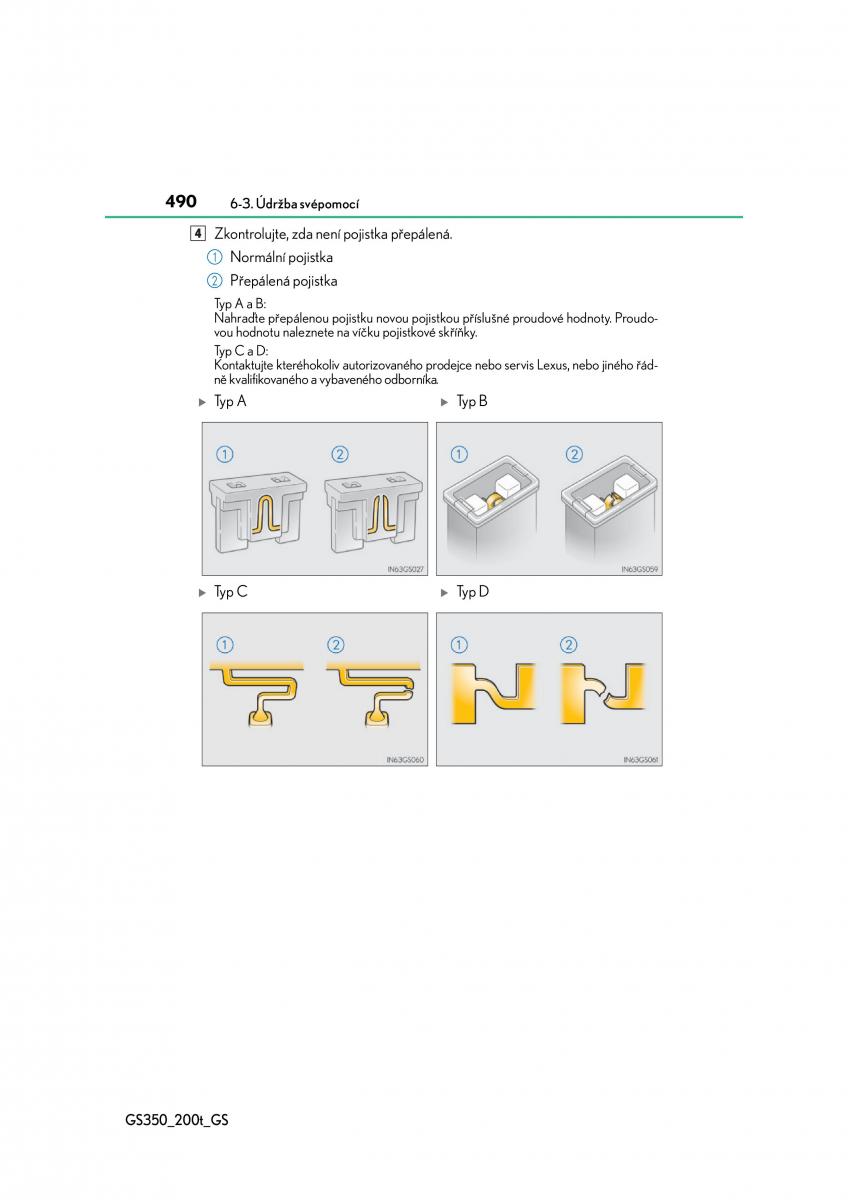 Lexus GS F IV 4 navod k obsludze / page 490
